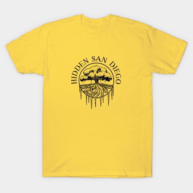 Hidden San Diego Moreton Bay Tree T-Shirt by Hidden San Diego